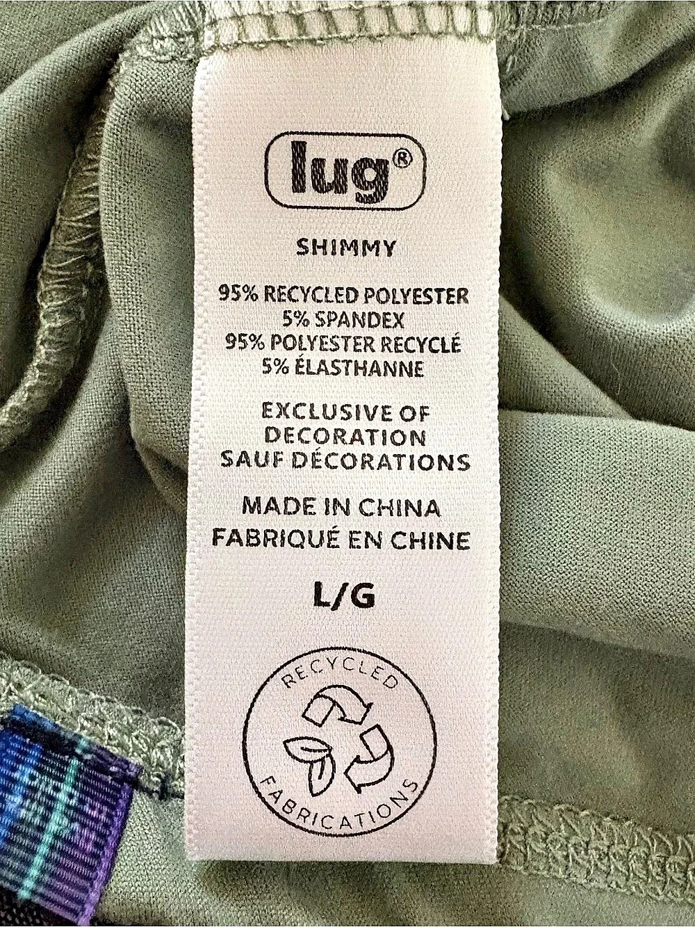 lug Women’s SHIMMY Full Zip Lightweight Performance Jersey Hoodie; Large
